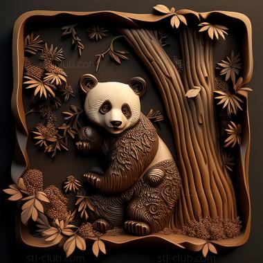 3D model st Little panda (STL)